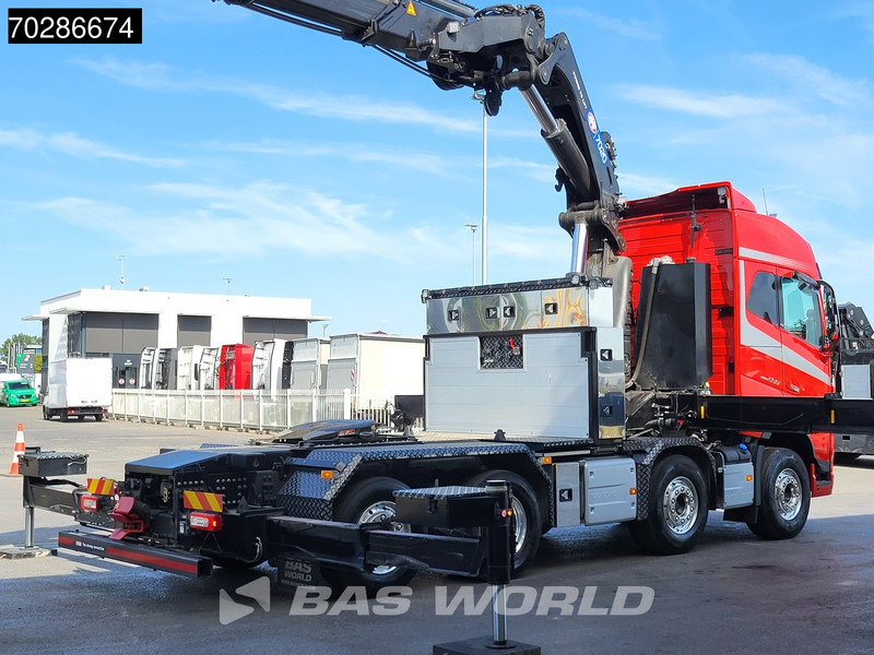 Nákladní automobil valníkový/ Plošinový, Auto s hydraulickou rukou Volvo FH16 650 FH16 8X2 HMF 7020K-RCS Crane + Fly-Jib Lift+Steering-Axle Navi LED ACC Euro 6: obrázek 11