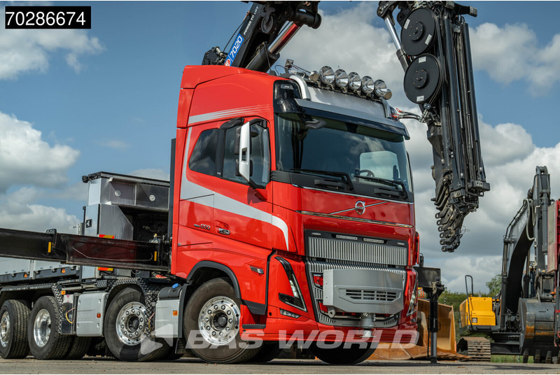 Nákladní automobil valníkový/ Plošinový, Auto s hydraulickou rukou Volvo FH16 650 FH16 8X2 HMF 7020K-RCS Crane + Fly-Jib Lift+Steering-Axle Navi LED ACC Euro 6: obrázek 19