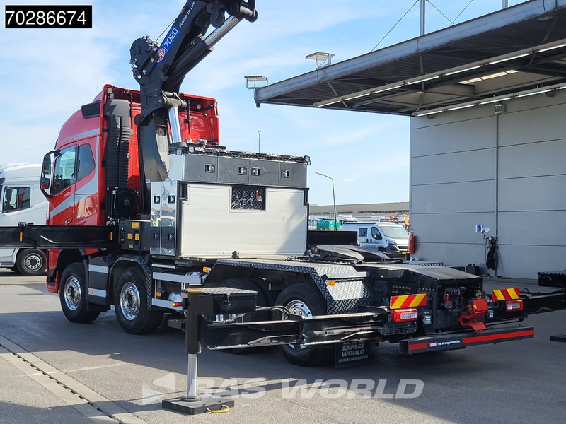 Nákladní automobil valníkový/ Plošinový, Auto s hydraulickou rukou Volvo FH16 650 FH16 8X2 HMF 7020K-RCS Crane + Fly-Jib Lift+Steering-Axle Navi LED ACC Euro 6: obrázek 9