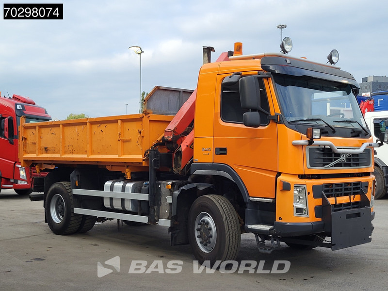 Sklápěč, Auto s hydraulickou rukou Volvo FM 340 FM 4X4 4x4 Crane Palfinger PK10501 Tipper Big-Axle Full Steel: obrázek 9 Sklápěč, Auto s hydraulickou rukou Volvo FM 340 FM 4X4 4x4 Crane Palfinger PK10501 Tipper Big-Axle Full Steel: obrázek 9