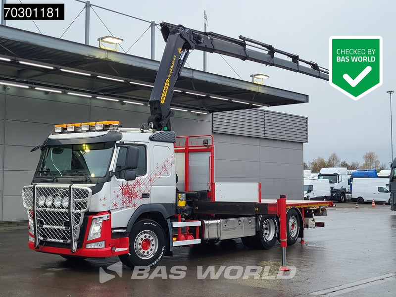 Volvo FM 410 FM 6X2 Palfinger PK 26002-EH E Kran Crane Lift +steering axle Automatic Euro 6 - Nákladní automobil valníkový/ Plošinový, Auto s hydraulickou rukou: obrázek 1 Volvo FM 410 FM 6X2 Palfinger PK 26002-EH E Kran Crane Lift +steering axle Automatic Euro 6 - Nákladní automobil valníkový/ Plošinový, Auto s hydraulickou rukou: obrázek 1