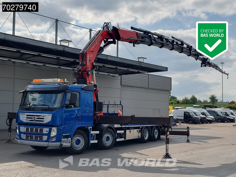 Volvo FM 450 8X2 FASSI 100 Ton/Meter Crane Kran 7 + 6 Jib Lift+steering Axle Euro 5 - Nákladní automobil valníkový/ Plošinový, Auto s hydraulickou rukou: obrázek 1 Volvo FM 450 8X2 FASSI 100 Ton/Meter Crane Kran 7 + 6 Jib Lift+steering Axle Euro 5 - Nákladní automobil valníkový/ Plošinový, Auto s hydraulickou rukou: obrázek 1