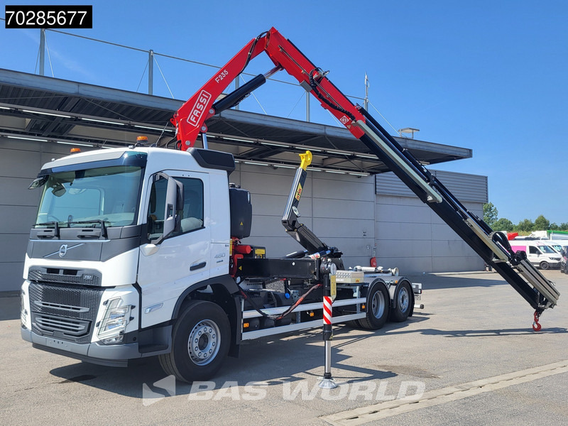 Volvo FM 460 6X2 NEW! FASSI F235A.0.25 Kran + HYVA 20-57-S Lift+steering axle Euro 6 - Hákový nosič kontejnerů, Auto s hydraulickou rukou: obrázek 5 Volvo FM 460 6X2 NEW! FASSI F235A.0.25 Kran + HYVA 20-57-S Lift+steering axle Euro 6 - Hákový nosič kontejnerů, Auto s hydraulickou rukou: obrázek 5