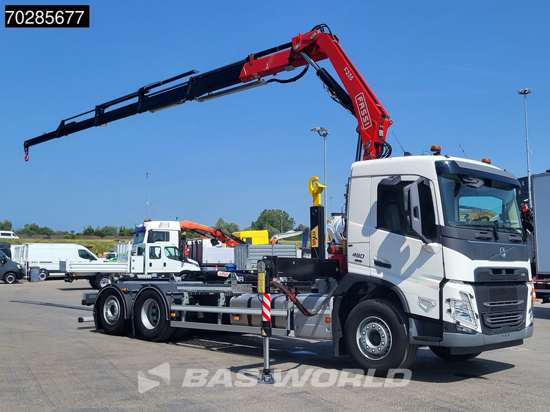 Volvo FM 460 6X2 - Hákový nosič kontejnerů, Auto s hydraulickou rukou: obrázek 3 Volvo FM 460 6X2 - Hákový nosič kontejnerů, Auto s hydraulickou rukou: obrázek 3