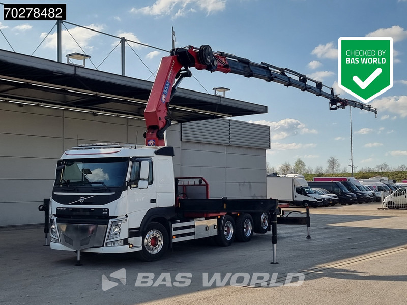Volvo FM 500 8X4 HMF5020 K6 + Fly Jib Lift+Lenkachse Crane Kran Euro 6 - Nákladní automobil valníkový/ Plošinový, Auto s hydraulickou rukou: obrázek 1 Volvo FM 500 8X4 HMF5020 K6 + Fly Jib Lift+Lenkachse Crane Kran Euro 6 - Nákladní automobil valníkový/ Plošinový, Auto s hydraulickou rukou: obrázek 1