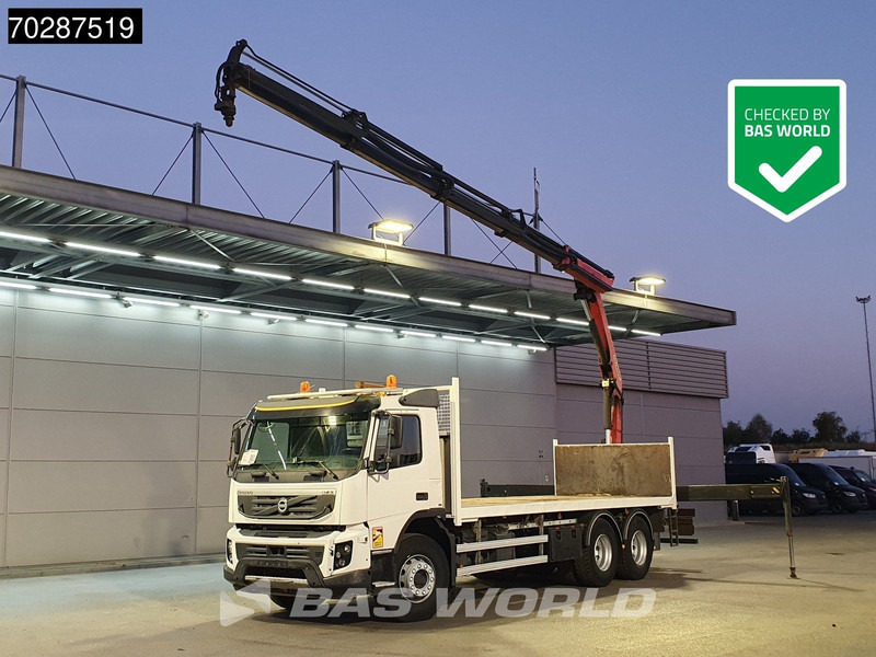 Volvo FMX 370 6X4 Palfinger PK18002 EH Crane Kran Automatic Euro 5 - Nákladní automobil valníkový/ Plošinový, Auto s hydraulickou rukou: obrázek 1 Volvo FMX 370 6X4 Palfinger PK18002 EH Crane Kran Automatic Euro 5 - Nákladní automobil valníkový/ Plošinový, Auto s hydraulickou rukou: obrázek 1