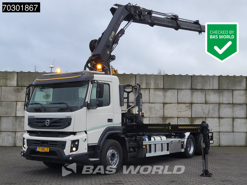 Volvo FMX 370 FMX 6X2 HIAB 244 E P-3 Hipro Kran + XR21S56 containersystem Lift+steering - Hákový nosič kontejnerů, Auto s hydraulickou rukou: obrázek 1 Volvo FMX 370 FMX 6X2 HIAB 244 E P-3 Hipro Kran + XR21S56 containersystem Lift+steering - Hákový nosič kontejnerů, Auto s hydraulickou rukou: obrázek 1