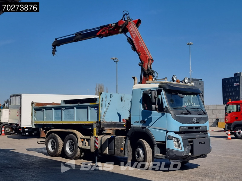 Volvo FMX 420 6X4 Fassi F155A.2.22 Crane 9m3 Big-Axle Automatic Euro 5 - Sklápěč, Auto s hydraulickou rukou: obrázek 2 Volvo FMX 420 6X4 Fassi F155A.2.22 Crane 9m3 Big-Axle Automatic Euro 5 - Sklápěč, Auto s hydraulickou rukou: obrázek 2