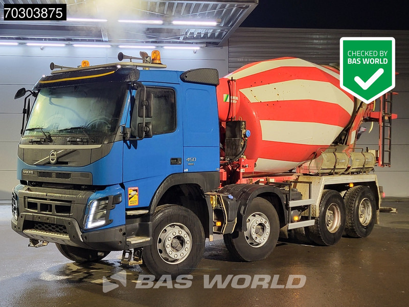 Volvo FMX 450 8X4 Stetter Mixer Full Steel Automatic Euro 6 - Autodomíchávač: obrázek 1 Volvo FMX 450 8X4 Stetter Mixer Full Steel Automatic Euro 6 - Autodomíchávač: obrázek 1
