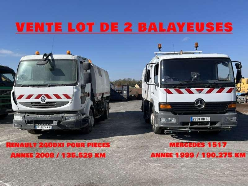Renault 240DXI + MERCEDES 1517 - Zametací vůz: obrázek 1 Renault 240DXI + MERCEDES 1517 - Zametací vůz: obrázek 1