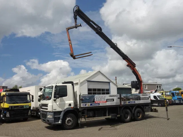 DAF CF 360 6X4 MANUAL GEAR STEELSPRINGS 18,5 TON PALFINKER - Nákladní automobil valníkový/ Plošinový, Auto s hydraulickou rukou: obrázek 1 DAF CF 360 6X4 MANUAL GEAR STEELSPRINGS 18,5 TON PALFINKER - Nákladní automobil valníkový/ Plošinový, Auto s hydraulickou rukou: obrázek 1