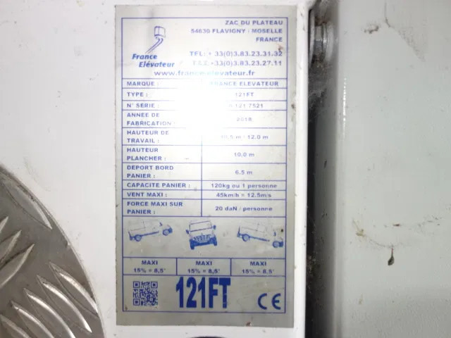 Dodávka Renault Master ELEVATEUR FRANCE 12 METER EURO 6,AIRCO: obrázek 12 Dodávka Renault Master ELEVATEUR FRANCE 12 METER EURO 6,AIRCO: obrázek 12