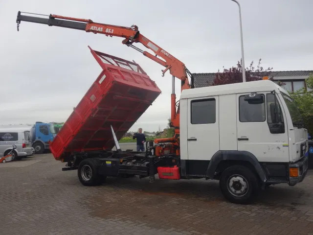 MAN 12.224 DC,8,5 TON ATLAS KRAAN,KIPPER,MANUAL POMP - Sklápěč, Auto s hydraulickou rukou: obrázek 1 MAN 12.224 DC,8,5 TON ATLAS KRAAN,KIPPER,MANUAL POMP - Sklápěč, Auto s hydraulickou rukou: obrázek 1