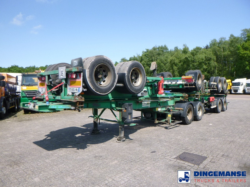ASCA Stack 4 x container trailer + dolly 20-30-40-45 ft - Kontejnerovy návěs/ Výměnná nástavba: obrázek 1 ASCA Stack 4 x container trailer + dolly 20-30-40-45 ft - Kontejnerovy návěs/ Výměnná nástavba: obrázek 1
