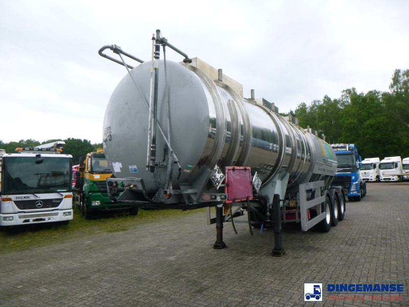 Clayton Chemical tank inox 30 m3 / 1 comp - Cisternový návěs: obrázek 1 Clayton Chemical tank inox 30 m3 / 1 comp - Cisternový návěs: obrázek 1