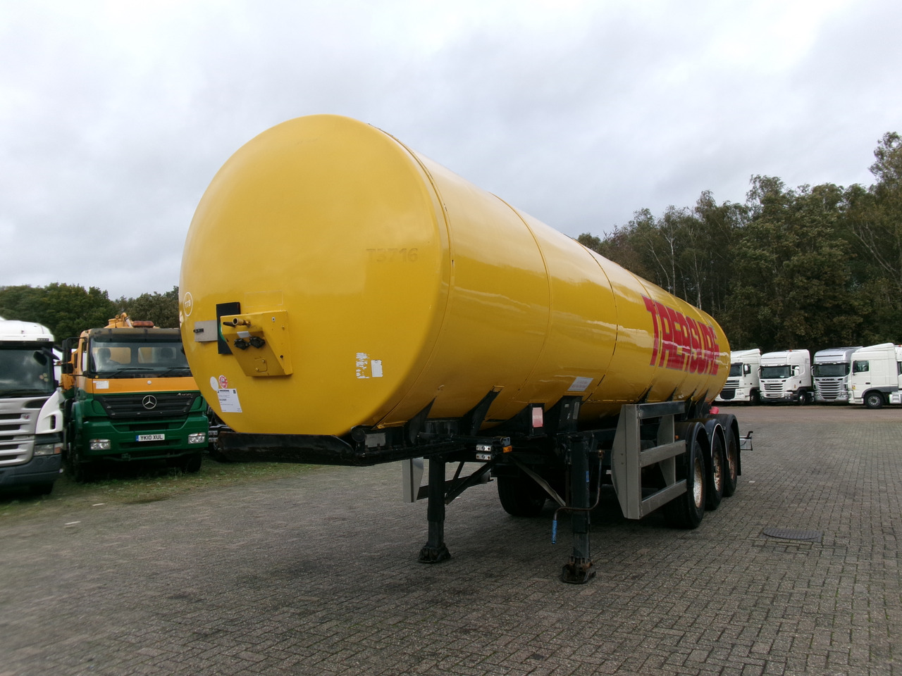 Cisternový návěs pro dopravu potravin Clayton Food (beer) tank inox 30 m3 / 1 comp: obrázek 1