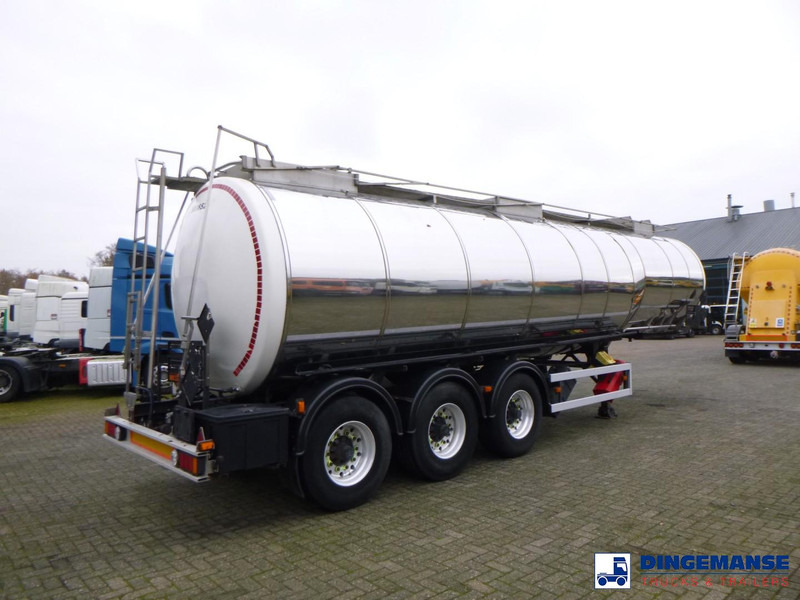 Crane Fruehauf Chemical tank inox 32.8 m3 / 1 comp - Cisternový návěs: obrázek 4 Crane Fruehauf Chemical tank inox 32.8 m3 / 1 comp - Cisternový návěs: obrázek 4