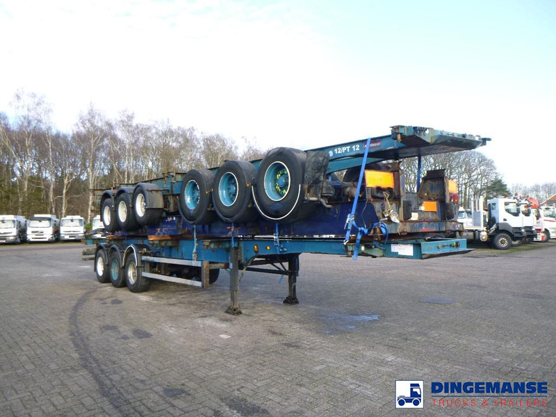 Crane Fruehauf Stack - 3 x container trailer 20-20-30-40 ft - Kontejnerovy návěs/ Výměnná nástavba: obrázek 2 Crane Fruehauf Stack - 3 x container trailer 20-20-30-40 ft - Kontejnerovy návěs/ Výměnná nástavba: obrázek 2