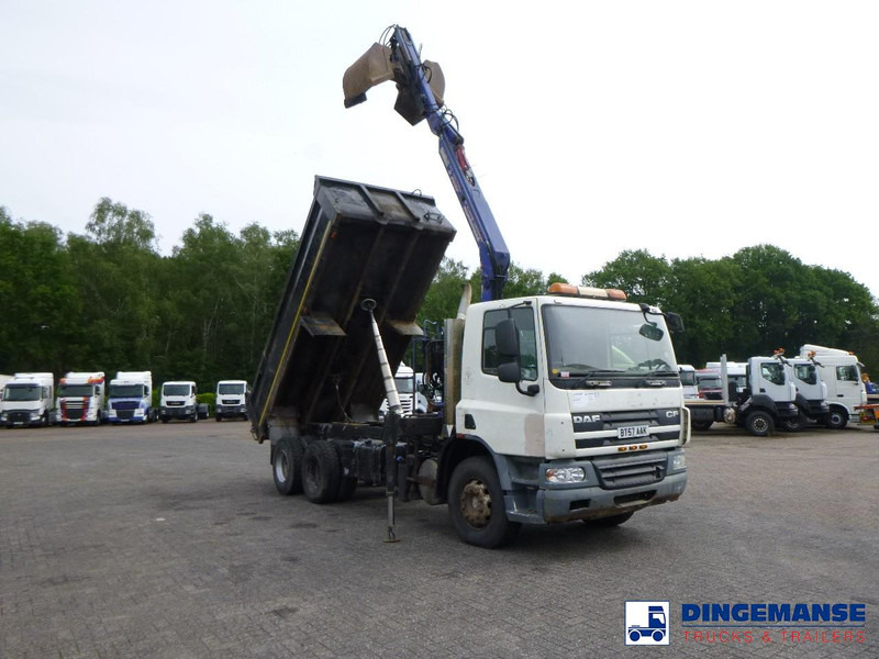 DAF CF 75.310 6x4 RHD tipper + HMF 1144 K-1 + grapple - Auto s hydraulickou rukou: obrázek 2 DAF CF 75.310 6x4 RHD tipper + HMF 1144 K-1 + grapple - Auto s hydraulickou rukou: obrázek 2