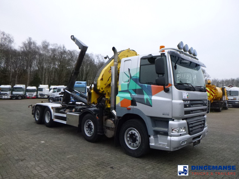 DAF CF 85.410 8x2 Hyva container hook + crane - Auto s hydraulickou rukou: obrázek 2 DAF CF 85.410 8x2 Hyva container hook + crane - Auto s hydraulickou rukou: obrázek 2