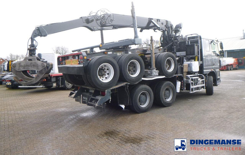 DAF XF 105.510 6x4 + Loglift F281S83 crane / timber truck + dolly - Lesovůz, Auto s hydraulickou rukou: obrázek 4 DAF XF 105.510 6x4 + Loglift F281S83 crane / timber truck + dolly - Lesovůz, Auto s hydraulickou rukou: obrázek 4