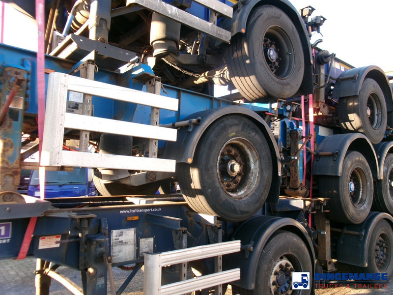 Kontejnérový podvozek/ Výměnná nástavba Dennison Stack - 3 x splitter container chassis 20-30-40-45 ft: obrázek 6