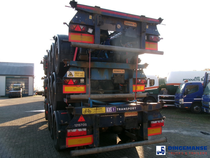 Kontejnérový podvozek/ Výměnná nástavba Dennison Stack - 3 x splitter container chassis 20-30-40-45 ft: obrázek 8