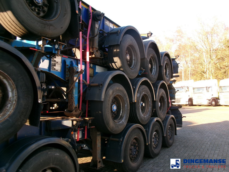 Kontejnérový podvozek/ Výměnná nástavba Dennison Stack - 3 x splitter container chassis 20-30-40-45 ft: obrázek 7