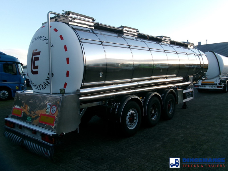 Feldbinder Chemical tank inox 33.5 m3 / 1 comp + pump - Cisternový návěs: obrázek 4 Feldbinder Chemical tank inox 33.5 m3 / 1 comp + pump - Cisternový návěs: obrázek 4
