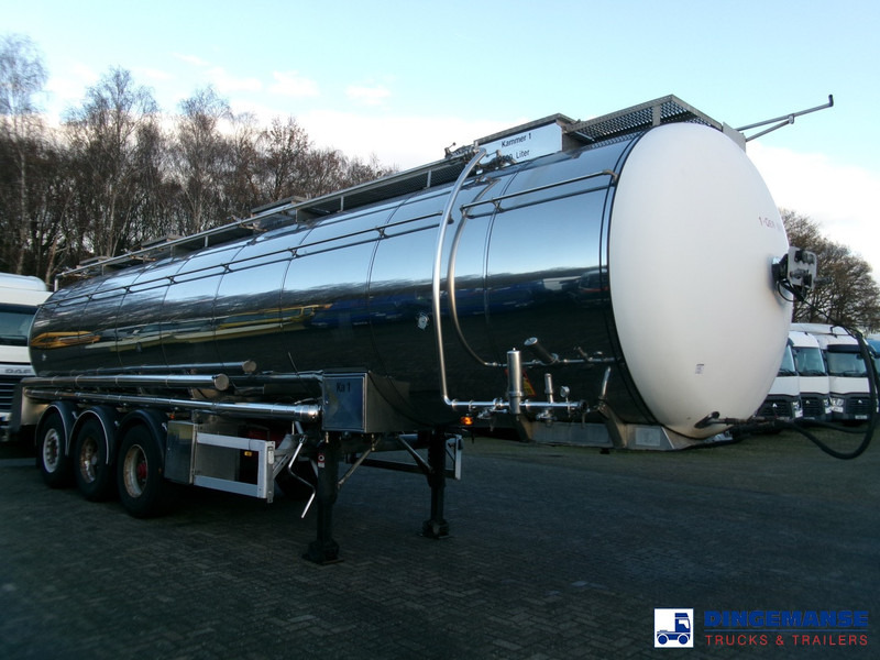 Feldbinder Chemical tank inox 33.5 m3 / 1 comp + pump - Cisternový návěs: obrázek 2 Feldbinder Chemical tank inox 33.5 m3 / 1 comp + pump - Cisternový návěs: obrázek 2