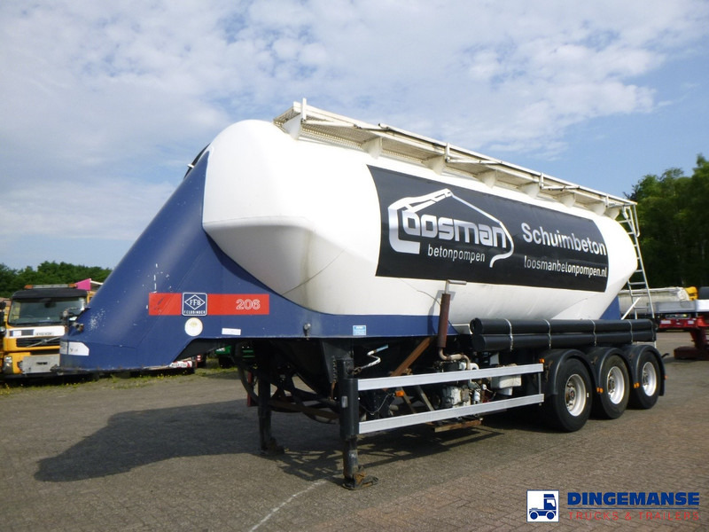 Feldbinder Powder tank alu 40 m3 / 1 comp + compressor - Cisternový návěs: obrázek 1 Feldbinder Powder tank alu 40 m3 / 1 comp + compressor - Cisternový návěs: obrázek 1