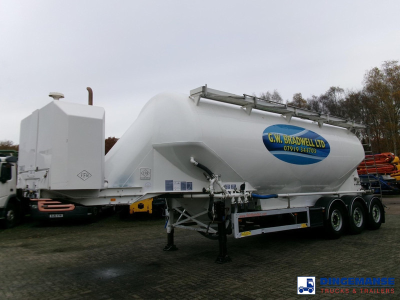 Feldbinder Powder tank alu 40 m3 / 1 comp + compressor - Cisternový návěs: obrázek 1 Feldbinder Powder tank alu 40 m3 / 1 comp + compressor - Cisternový návěs: obrázek 1