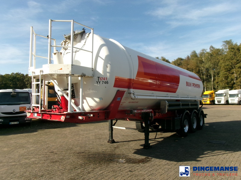 Feldbinder Powder tank alu 41 m3 (tipping) - Cisternový návěs: obrázek 1 Feldbinder Powder tank alu 41 m3 (tipping) - Cisternový návěs: obrázek 1