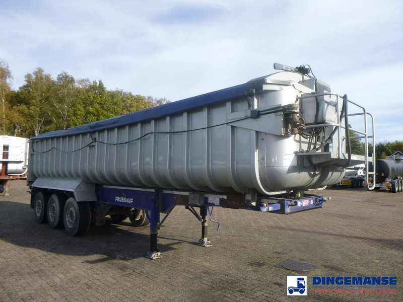 Fruehauf Tipper trailer alu 35 m3 + tarpaulin - Dodávka sklápěč: obrázek 2 Fruehauf Tipper trailer alu 35 m3 + tarpaulin - Dodávka sklápěč: obrázek 2