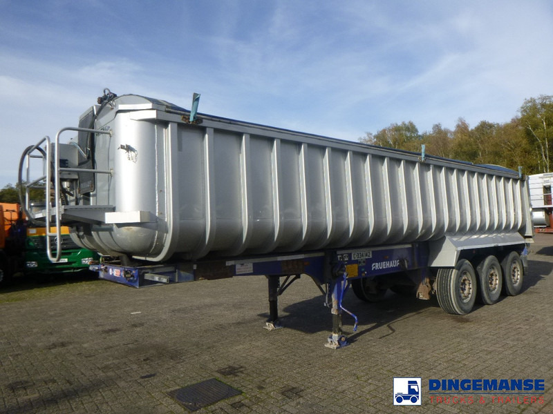 Fruehauf Tipper trailer alu 35 m3 + tarpaulin - Sklápěcí návěs: obrázek 1 Fruehauf Tipper trailer alu 35 m3 + tarpaulin - Sklápěcí návěs: obrázek 1