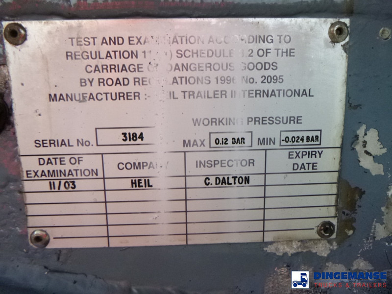 Heil / Thompson Fuel tank alu 34.2 m3 / 1 comp leasing Heil / Thompson Fuel tank alu 34.2 m3 / 1 comp: obrázek 19