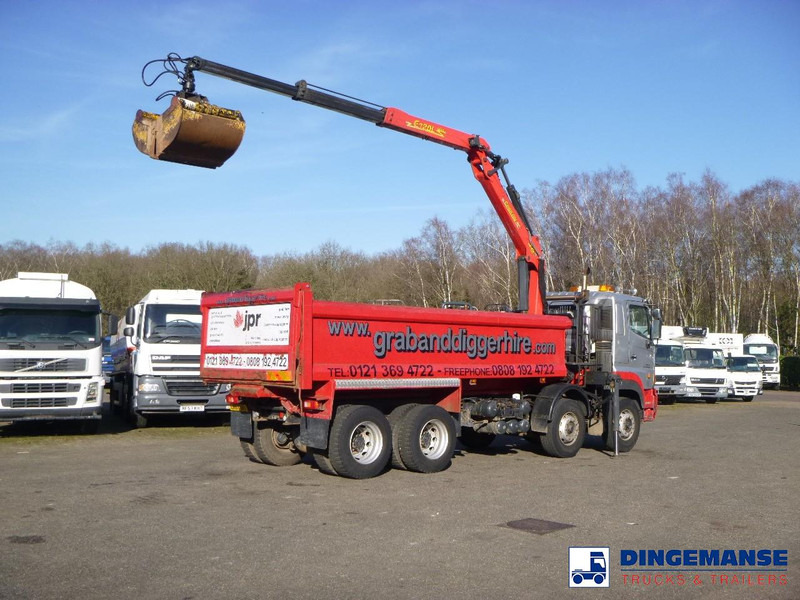 Hino FY1EUKA 8x4 tipper RHD + Palfinger E120L + grapple - Auto s hydraulickou rukou: obrázek 3 Hino FY1EUKA 8x4 tipper RHD + Palfinger E120L + grapple - Auto s hydraulickou rukou: obrázek 3