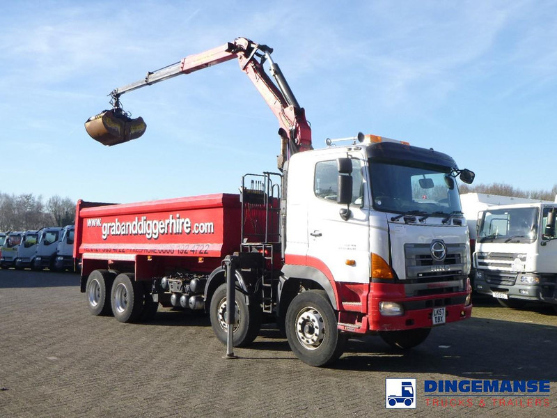 Hino FY1EUKA 8x4 tipper RHD + Palfinger E120L + grapple - Auto s hydraulickou rukou: obrázek 5 Hino FY1EUKA 8x4 tipper RHD + Palfinger E120L + grapple - Auto s hydraulickou rukou: obrázek 5