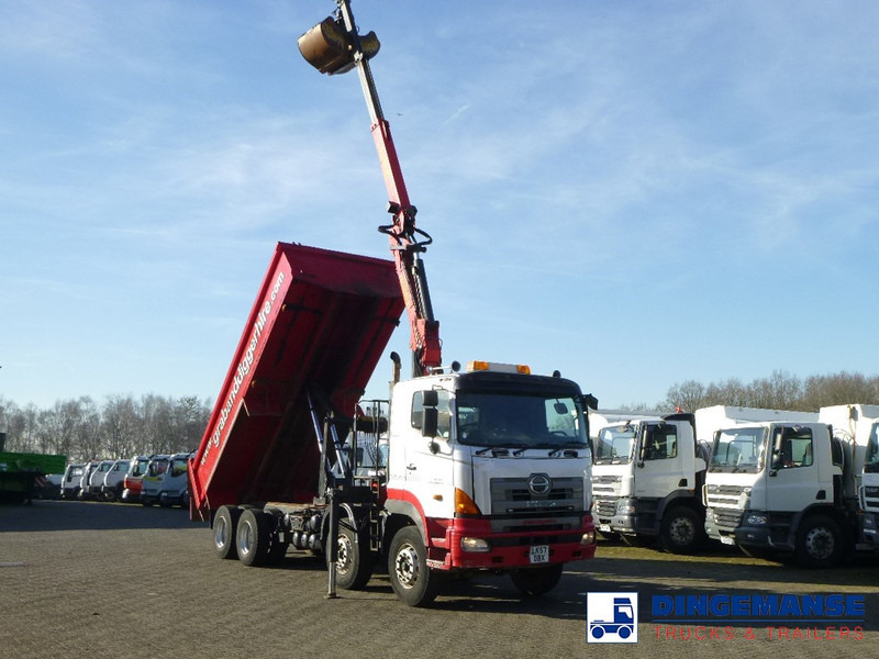 Hino FY1EUKA 8x4 tipper RHD + Palfinger E120L + grapple - Auto s hydraulickou rukou: obrázek 2 Hino FY1EUKA 8x4 tipper RHD + Palfinger E120L + grapple - Auto s hydraulickou rukou: obrázek 2