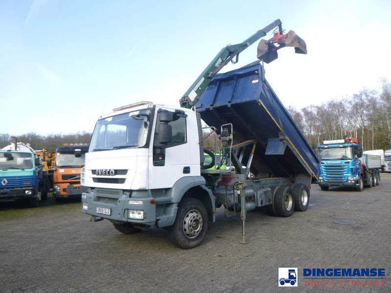 Iveco AD260T33 6X4 RHD tipper + HMF crane - Auto s hydraulickou rukou: obrázek 1 Iveco AD260T33 6X4 RHD tipper + HMF crane - Auto s hydraulickou rukou: obrázek 1