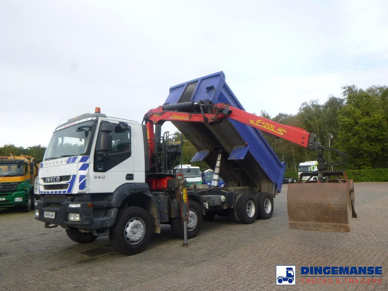 Iveco AD340T36 8x4 RHD tipper + Palfinger E120 plus + grapple - Auto s hydraulickou rukou: obrázek 5 Iveco AD340T36 8x4 RHD tipper + Palfinger E120 plus + grapple - Auto s hydraulickou rukou: obrázek 5