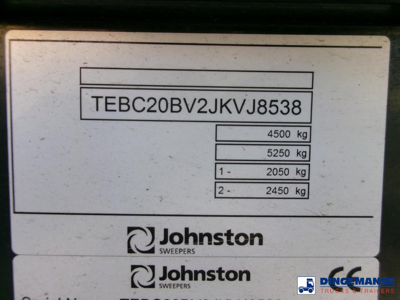 Zametací vůz Johnston C202 compact street sweeper: obrázek 13