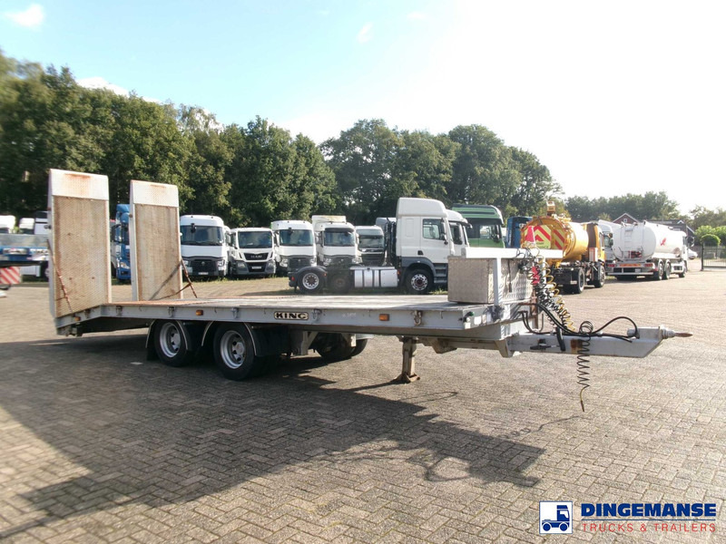 KING 2-axle platform drawbar trailer 14t + ramps - Přívěs plato/ Valník: obrázek 2 KING 2-axle platform drawbar trailer 14t + ramps - Přívěs plato/ Valník: obrázek 2