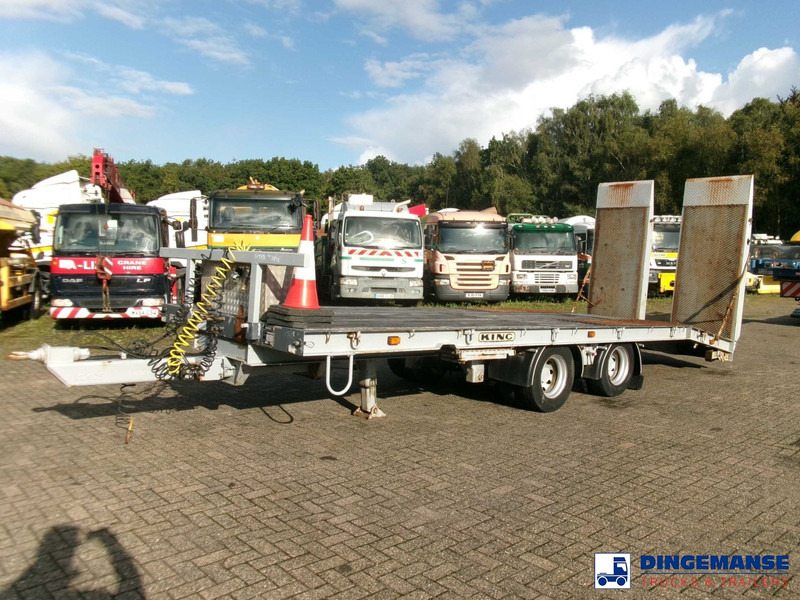 KING 2-axle platform drawbar trailer 14t + ramps - Přívěs plato/ Valník: obrázek 1 KING 2-axle platform drawbar trailer 14t + ramps - Přívěs plato/ Valník: obrázek 1