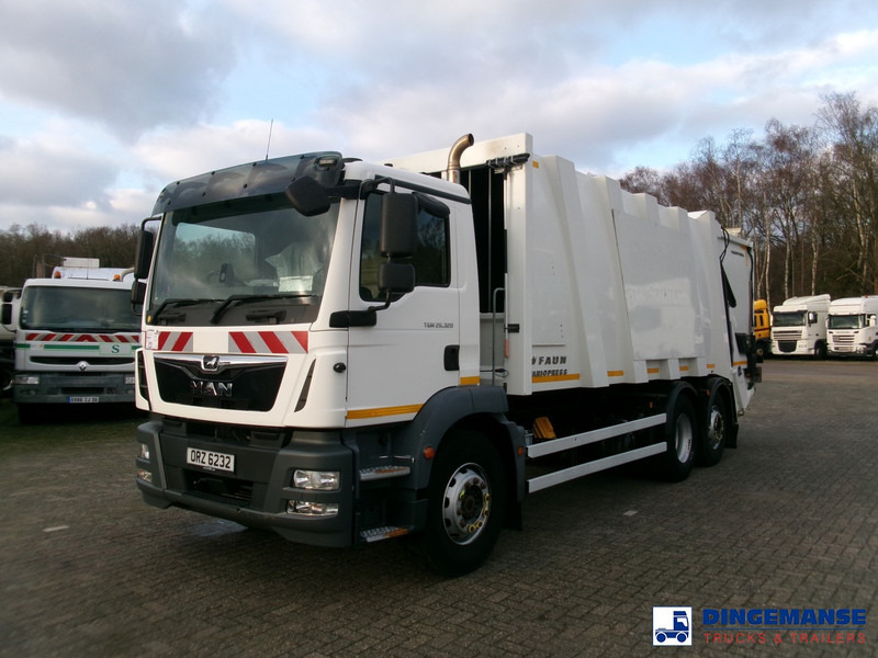 MAN TGM 26.320 6X2 Euro 6 RHD Faun refuse truck - Vůz na odvoz odpadků: obrázek 1 MAN TGM 26.320 6X2 Euro 6 RHD Faun refuse truck - Vůz na odvoz odpadků: obrázek 1