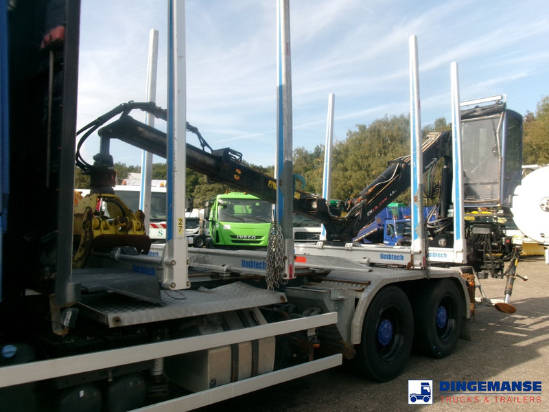 Interior photo 1: Auto s hydraulickou rukou Mercedes-Benz Actros 2663 6x4 Euro 6 loglift F96 crane timber truck