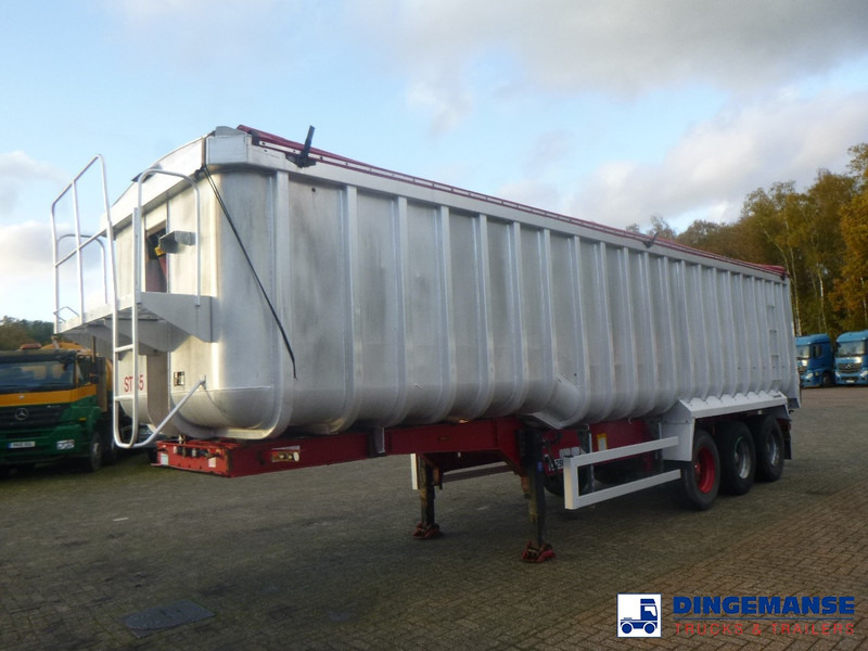 Montracon Tipper trailer alu 53.6 m3 + tarpaulin - Sklápěcí návěs: obrázek 1 Montracon Tipper trailer alu 53.6 m3 + tarpaulin - Sklápěcí návěs: obrázek 1