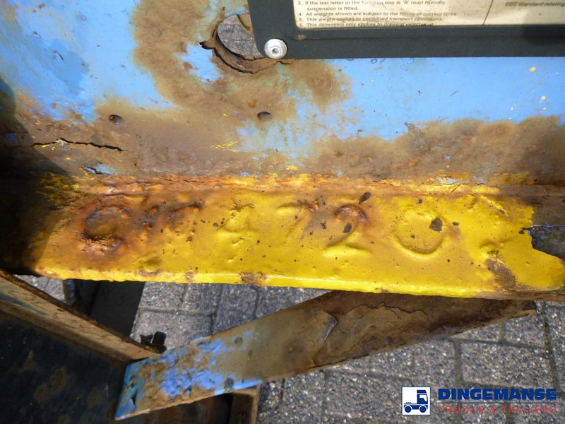 Kontejnerovy návěs/ Výměnná nástavba SDC 3-axle container trailer 20-30 ft + ADR: obrázek 7