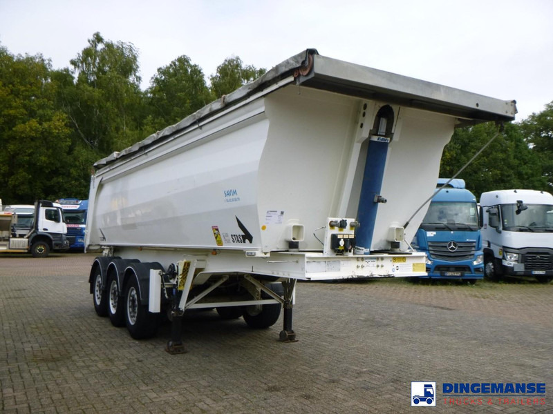 Stas Tipper trailer alu 25.5 m3 + tarpaulin - Sklápěcí návěs: obrázek 2 Stas Tipper trailer alu 25.5 m3 + tarpaulin - Sklápěcí návěs: obrázek 2