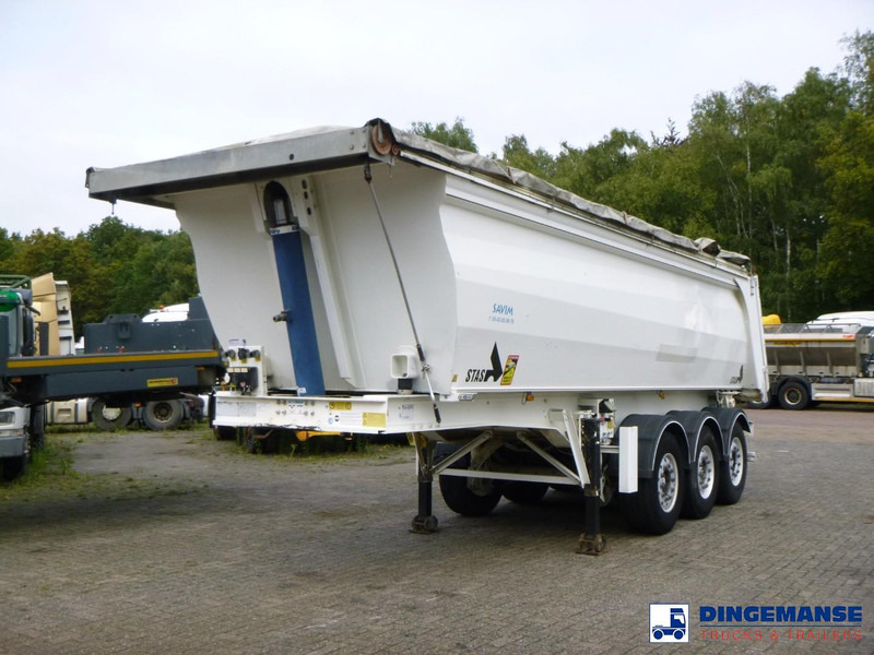 Stas Tipper trailer alu 25.5 m3 + tarpaulin - Sklápěcí návěs: obrázek 1 Stas Tipper trailer alu 25.5 m3 + tarpaulin - Sklápěcí návěs: obrázek 1